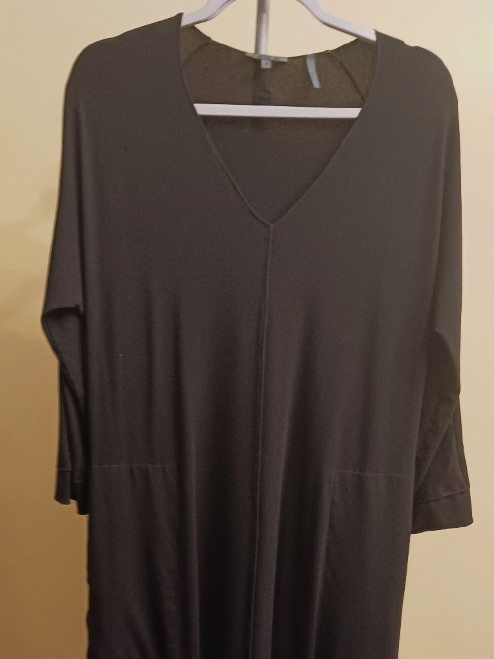 OSKA Long Black Dress